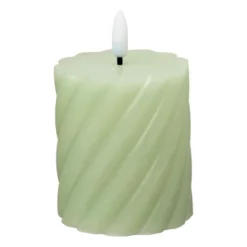 LED stompkaars klein twist - groen - ø7x8 cm