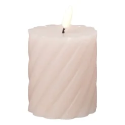 LED stompkaars klein twist - roze - ø7x8 cm