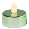 LED waxinelichten - groen - set van 5
