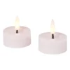 LED waxinelichten - roze - set van 2
