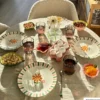 Lepels met hangers fruit - set van 4