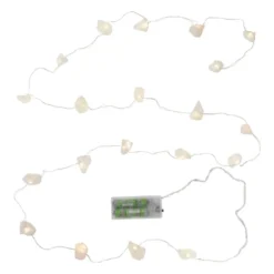 Lichtslinger zoutsteen - warm wit - 220 cm