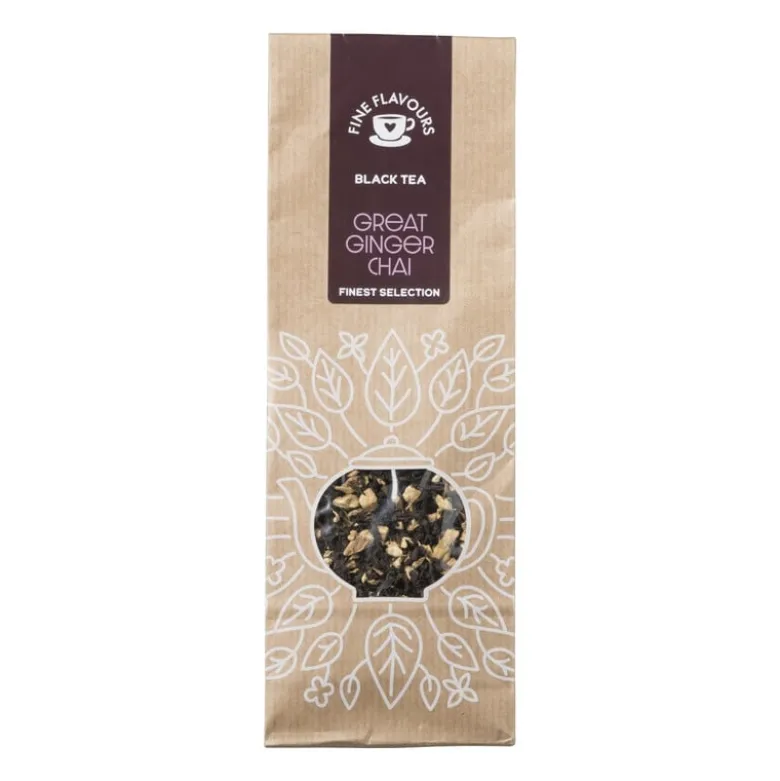 Losse zwarte thee - Great ginger chai - 75 g