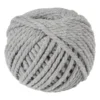 Macrame touw - grijs - 40 meter