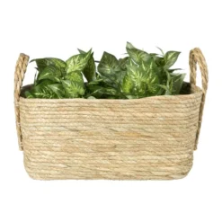 Mand Basix rechthoek - 18x40x30 cm - naturel