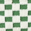 Mand checks middel - groen/wit - 13x33x23 cm