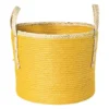 Mand colors - geel/bruin - ø21x18 cm