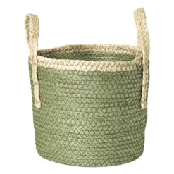 Mand colors - groen/bruin - ø21x18 cm