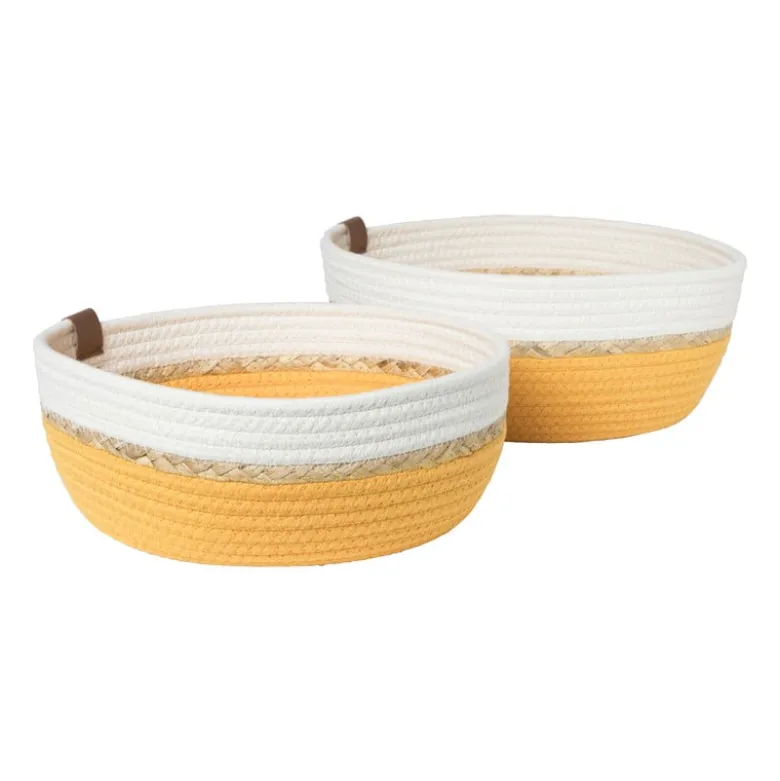Mand colors laag - diverse varianten - ø32x14 cm