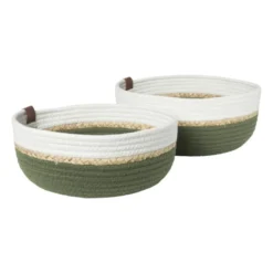 Mand colors laag - diverse varianten - ø32x14 cm