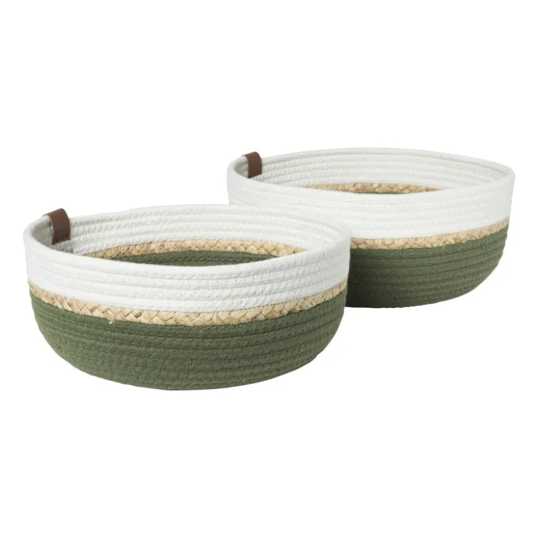 Mand colors laag - diverse varianten - ø32x14 cm