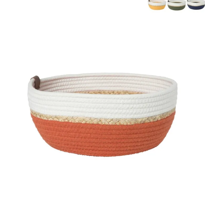 Mand colors laag - diverse varianten - ø32x14 cm
