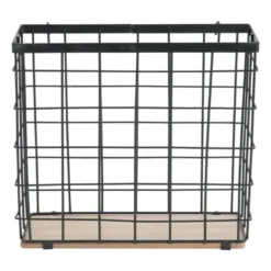 Mandje voor wandrek - 24x9x22 cm - zwart