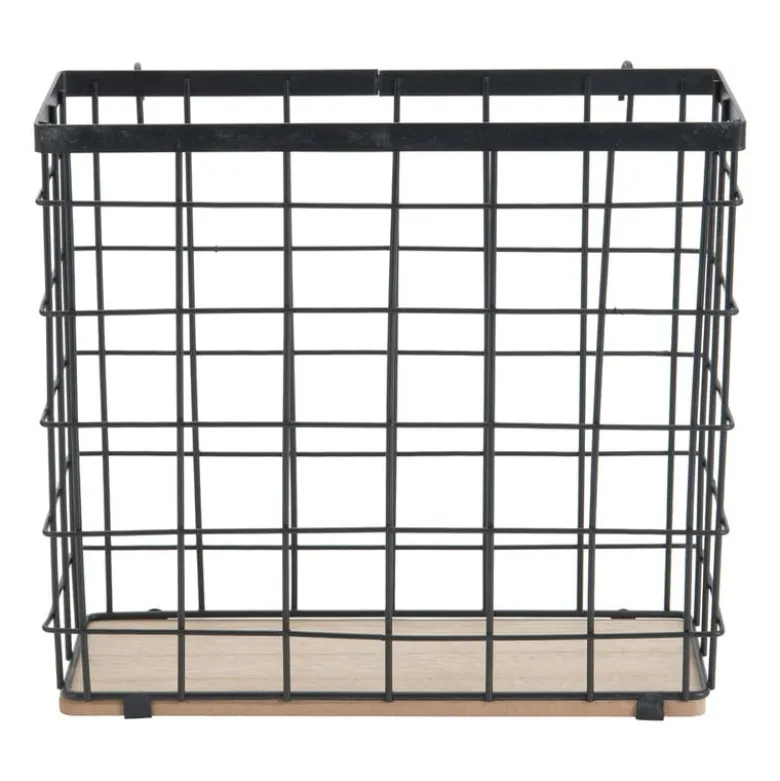 Mandje voor wandrek - 24x9x22 cm - zwart