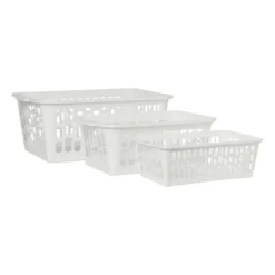 Mandje wit - 14.5x34x24 cm