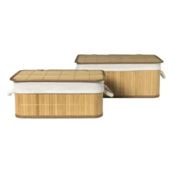 Mand levi met deksel - 40x29x16 cm