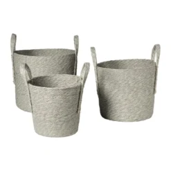 Mand Lotte - ø28x33 cm - grijs