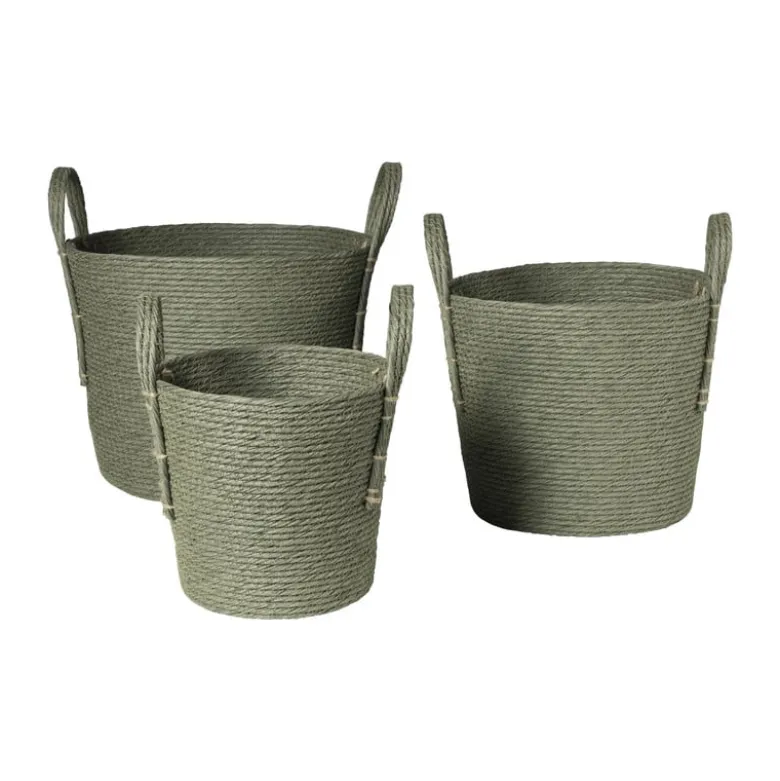 Mand Lotte - ø28x33 cm - groen