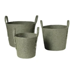 Mand Lotte - ø25x28 cm - groen