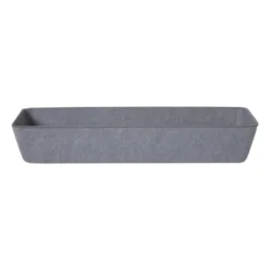 Mand vilt langwerpig - grijs - 6x36x14 cm