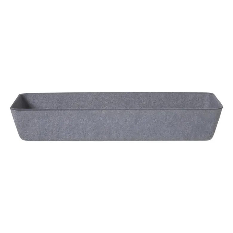 Mand vilt langwerpig - grijs - 6x36x14 cm
