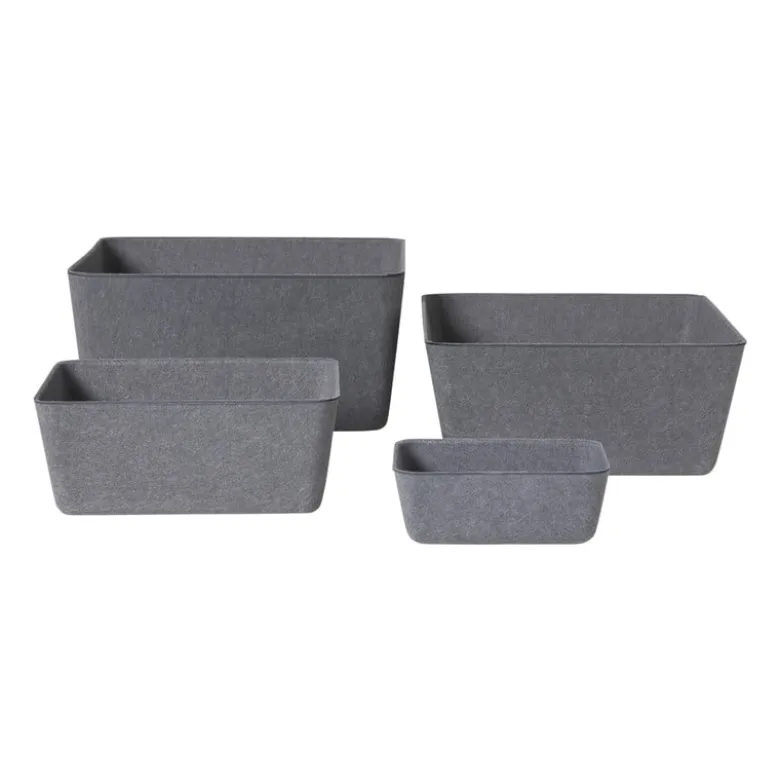 Mand vilt middel - grijs - 11x25x25 cm