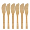 Messen bamboe - 16 cm - set van 6