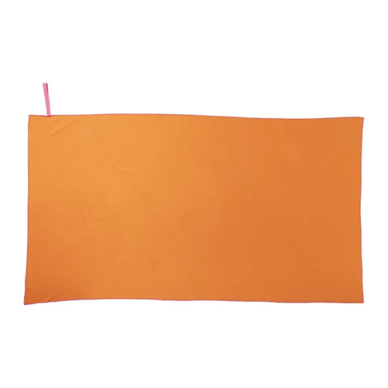 Microvezel handdoek - oranje - 100x180 cm