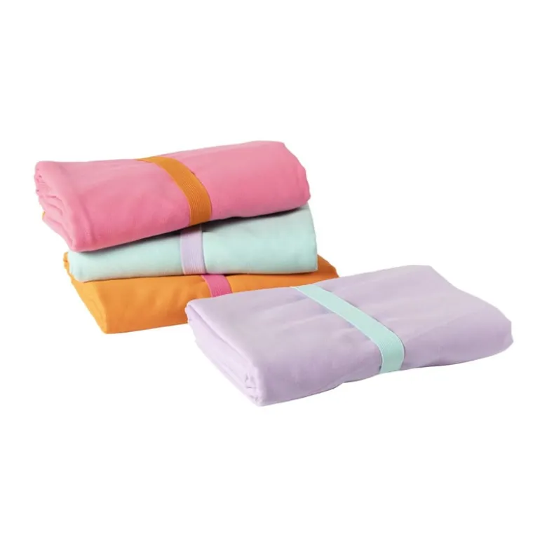 Microvezel handdoek - paars - 100x180 cm