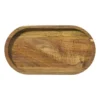 Mini dienblad acacia - bruin - 20x11 cm