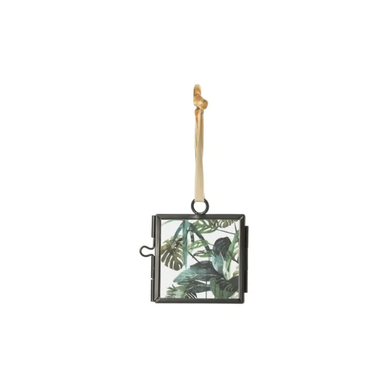 Mini Fotokadertje hangend - zwart - 6x8.5 cm