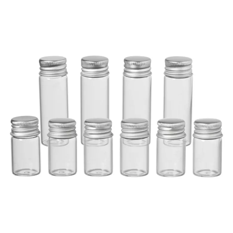 Mini glazenflesjes - 4x16 ml - set van 4
