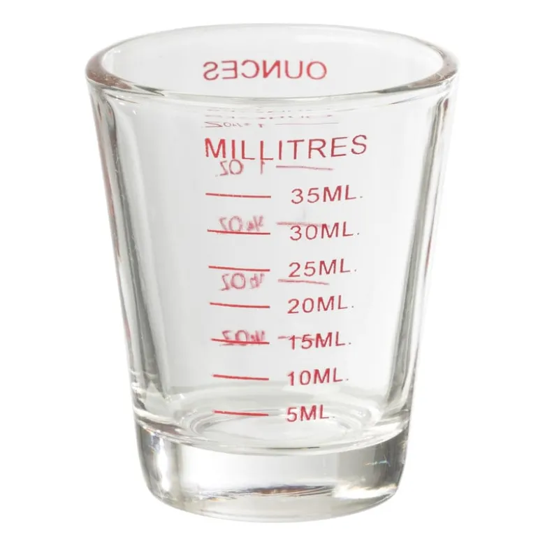 Mini maatbeker - glas - 30 ml