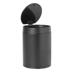 Mini pedaalemmer - 1.5 liter - zwart