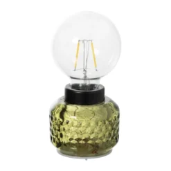 Mini tafellamp - groen - ø8x17 cm