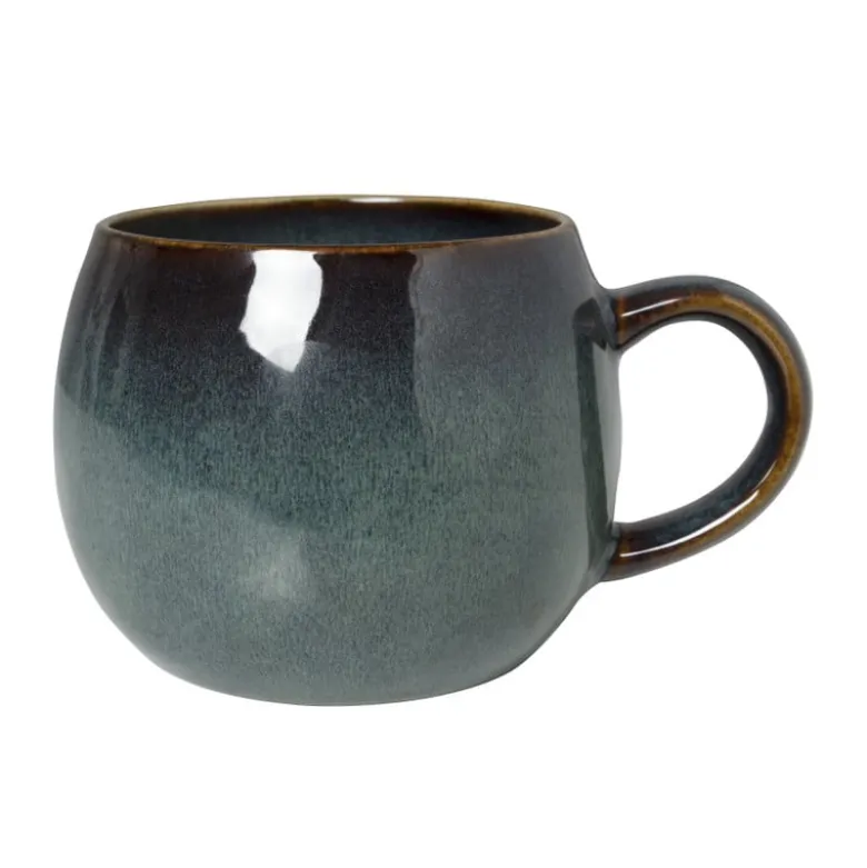Mok bol reactive glaze - blauw - 480 ml