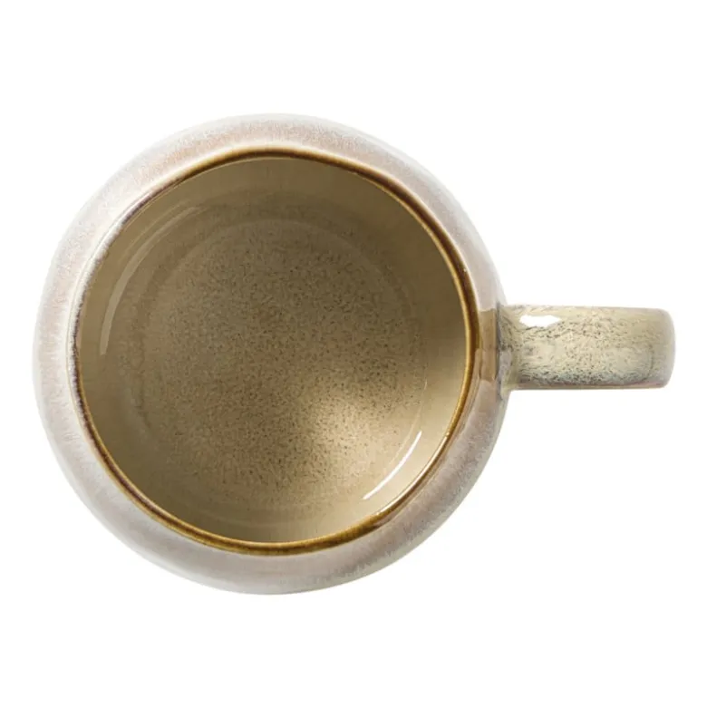 Mok bol reactive glaze - bruin - 480 ml