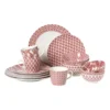 Mok Mirna bloem - rood/wit - 360 ml