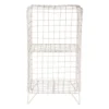 Nachtkastje wire - beige - 65x35x30 cm