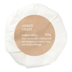 Navulling geurkaars - amber coast - 350 gram
