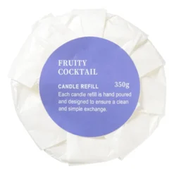 Navulling geurkaars - fruity cocktail - 350 gram