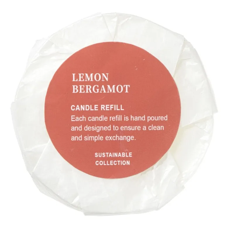 Navulling geurkaars - lemon bergamot - 350 gram
