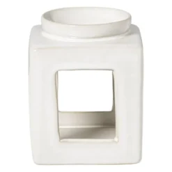 Oliebrander reactive glaze - beige - 11x9x9 cm