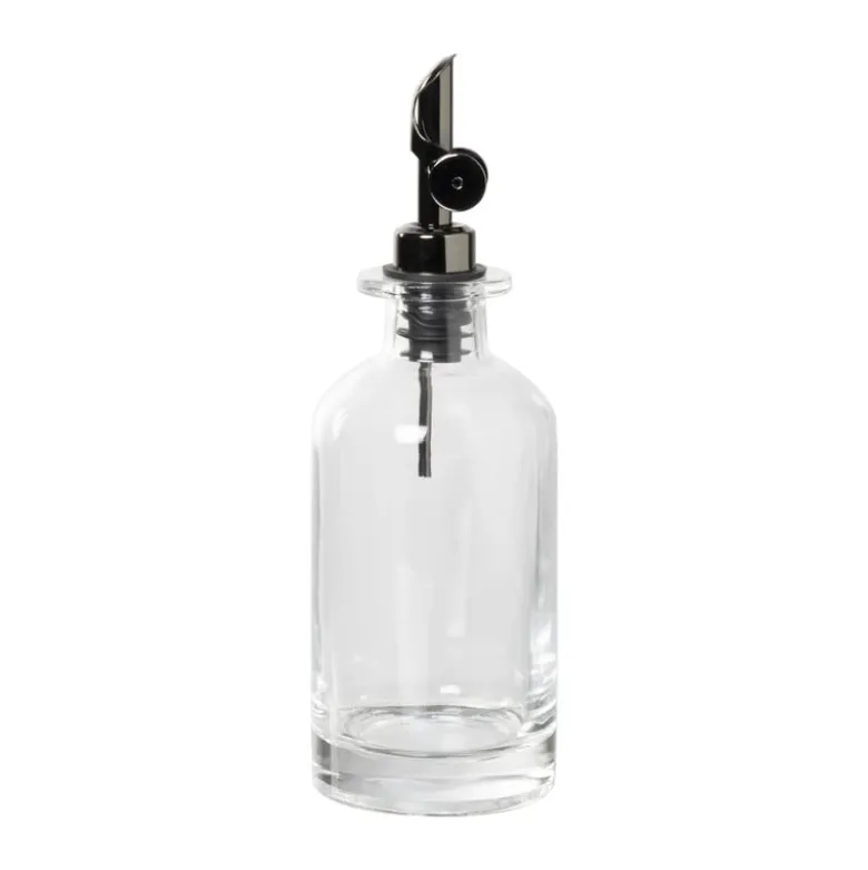 Olie- en azijnfles rond - glas - ø7x21.5 cm