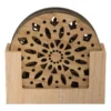 Onderzetter hout deco - set van 4
