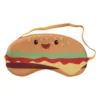 Oogmasker hamburger - oranje