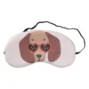 Oogmasker teckel - bruin/beige