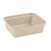 Opbergbakje middel - beige - 6x18.8x14.7 cm