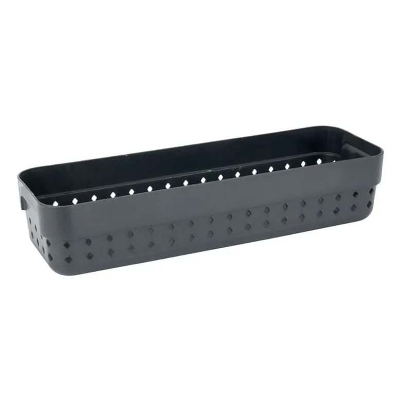 Opbergbakje - m - zwart - 23.8x7.8x5 cm