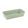 Opbergbakje voor pennen groot - sage groen - 6x27x12.9 cm